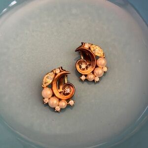 Alfred Philippe Crown Trifari Earrings